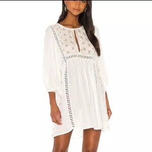 FREE PEOPLE dark blue Free People Charlotte Tunic Top size Large​